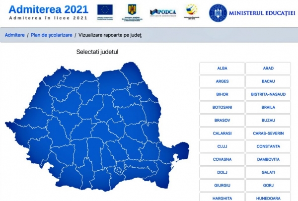 Admiterea în liceu și în învățâmântul profesional